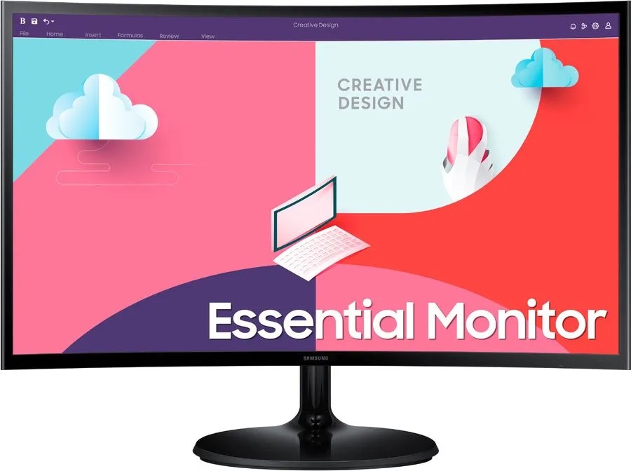Монитор 23.8" Samsung S24C310EAI, 1920x1080, IPS, 75Hz (VGA, HDMI) (LS24C310EAIXCI)