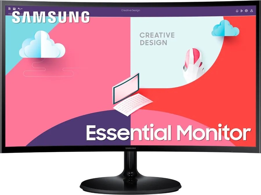 Монитор 23.8" Samsung S24C360EAI, 1920x1080, VA, 75Hz (VGA, HDMI) (LS24C360EAIXCI)