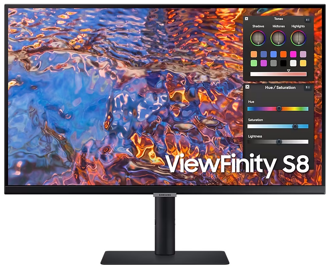 Монитор 27" Samsung S27B800PXI, 3840x2160, IPS, 60Hz (HDMI, DP, USB Type-C) (LS27B800PXIXCI)