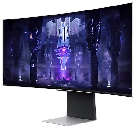 Монитор 34" Samsung S34BG850SI, 3440x1440, OLED, 175Hz, Speakers (micro HDMI, mDP, 2xUSB Type-C) (LS34BG850SIXCI)