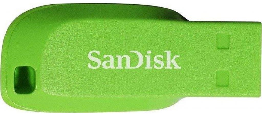 16Gb SanDisk Cruzer Blade SDCZ50C-016G-B35GE, USB2.0, Electric Green