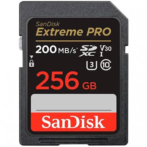 Карта памяти 256Gb SanDisk Extreme Pro SDSDXXD-256G-GN4IN, SD, SDXC Class 10, UHS-I U3