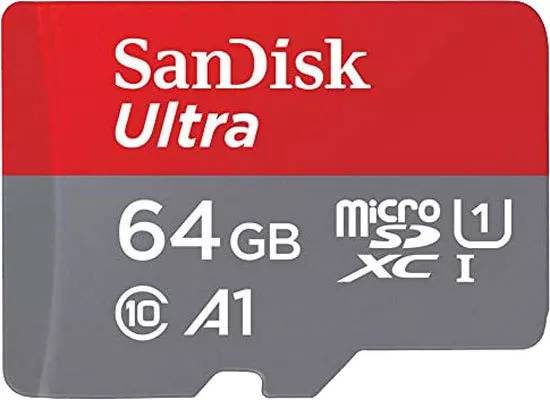Карта памяти 64Gb SanDisk Ultra SDSQUAB-064G-GN6MN, SD Micro, SDXC Class 10, UHS-I U1