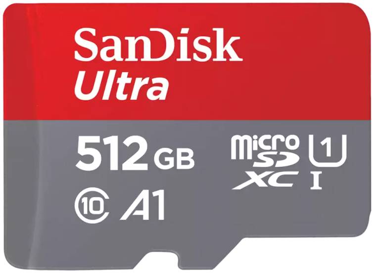 Карта памяти 512Gb SanDisk Ultra SDSQUAC-512G-GN6MA, SD Micro, SDXC Class 10, UHS-I U1