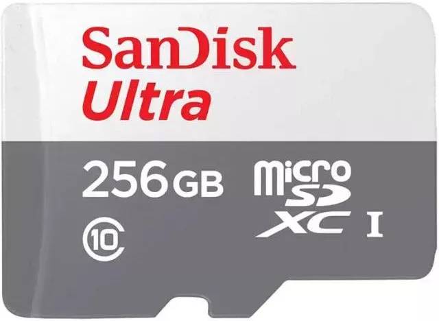 Карта памяти 256Gb SanDisk Ultra SDSQUNR-256G-GN3MN, SD Micro, SDHC Class 10, UHS-I