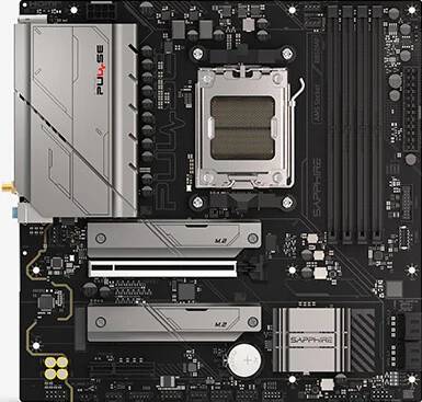 Материнская плата Sapphire B850M PULSE WIFI, AM5, (DP, HDMI), 4xDDR V, mATX