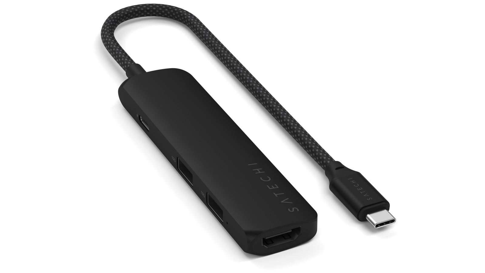 Док-станция Satechi 4-in-1 USB-C Slim Multiport Adapter 4K ST-P4SK