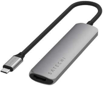 Док-станция Satechi 4-in-1 USB-C Slim Multiport Adapter 4K ST-P4SM