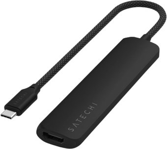 Док-станция Satechi 6-in-1 Slim Multiport Adapter 4K ST-P6SK