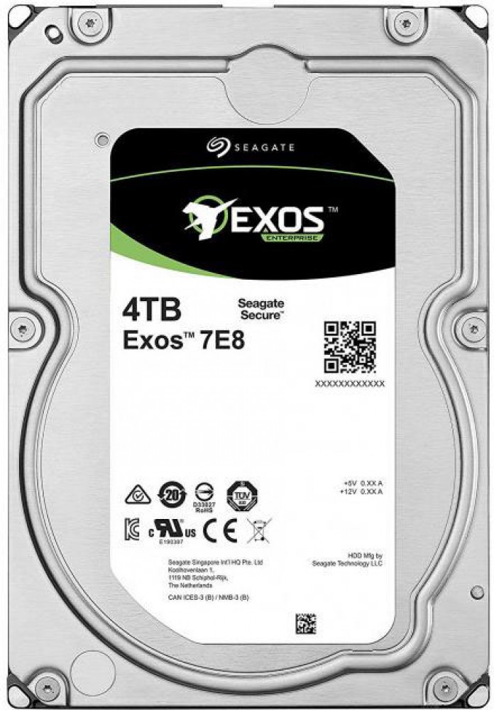 4Tb Seagate Exos 7E8 ST4000NM002A, 7200rpm, 3.5", SATA III, 256Mb