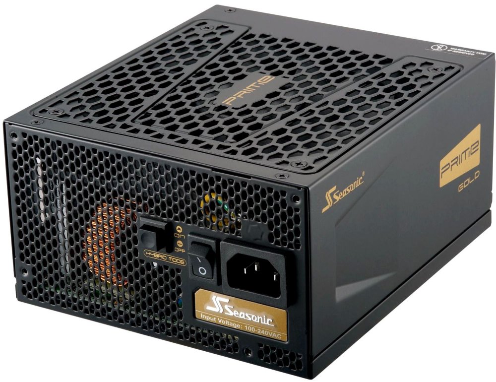 Блок питания 1300Вт, Seasonic Prime Gold SSR-1300GD, 80 Plus Gold, APFC, ATX