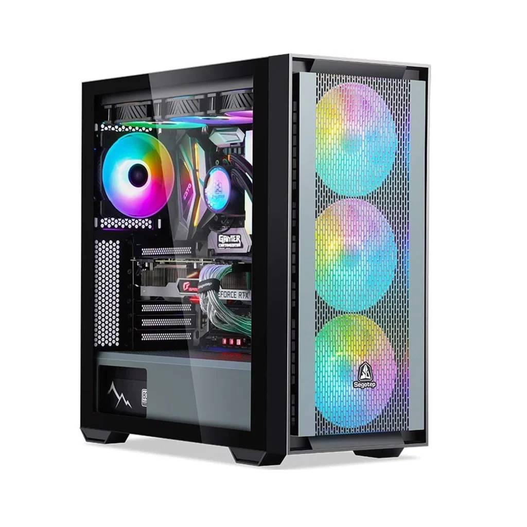 Корпус Segotep Gank 360 Black, без БП, E-ATX