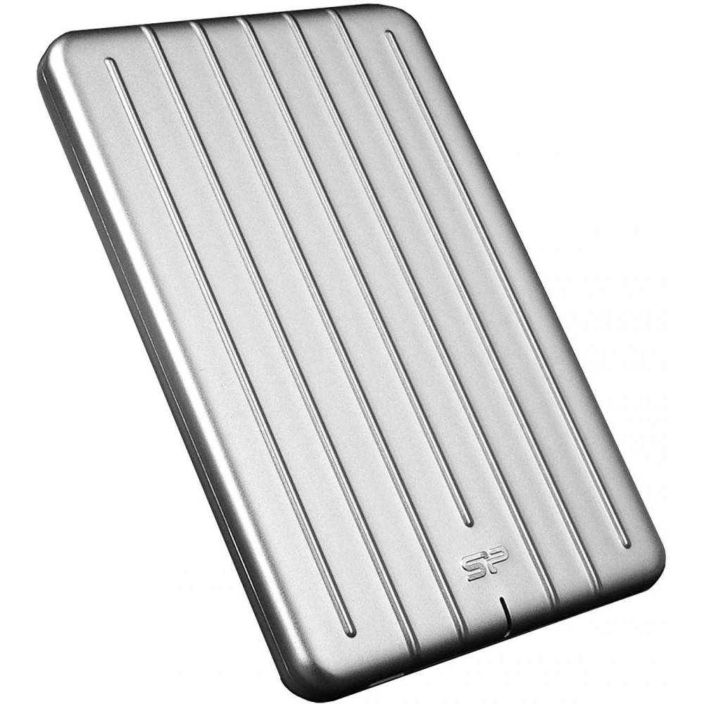 Внешний HDD 1Tb Silicon Power Armor A75 SP010TBPHDA75S3S, USB Type-C, серебристый