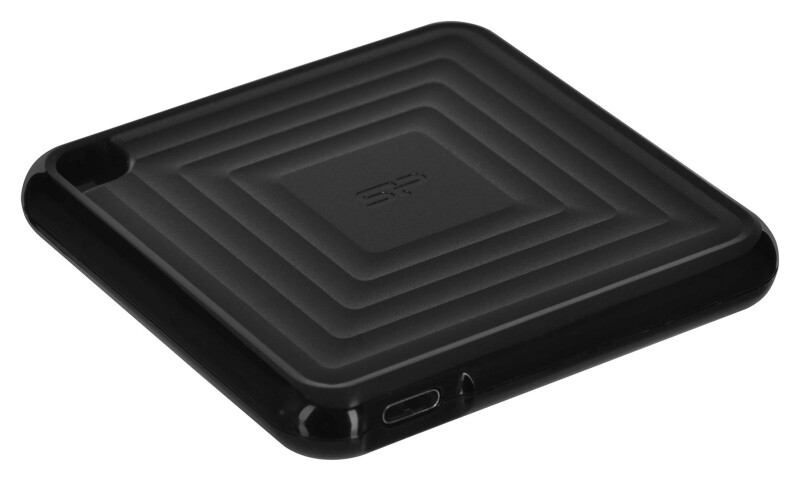 Внешний SSD 1Tb Silicon Power PC60 SP010TBPSDPC60CK, USB3.2 Type-C, Black