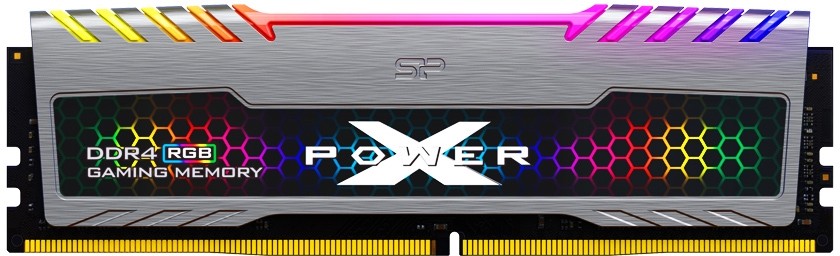 Оперативная память 16Gb Silicon Power XPower Turbine RGB SP016GXLZU320BSB, DDR IV, PC-25600, 3200MHz