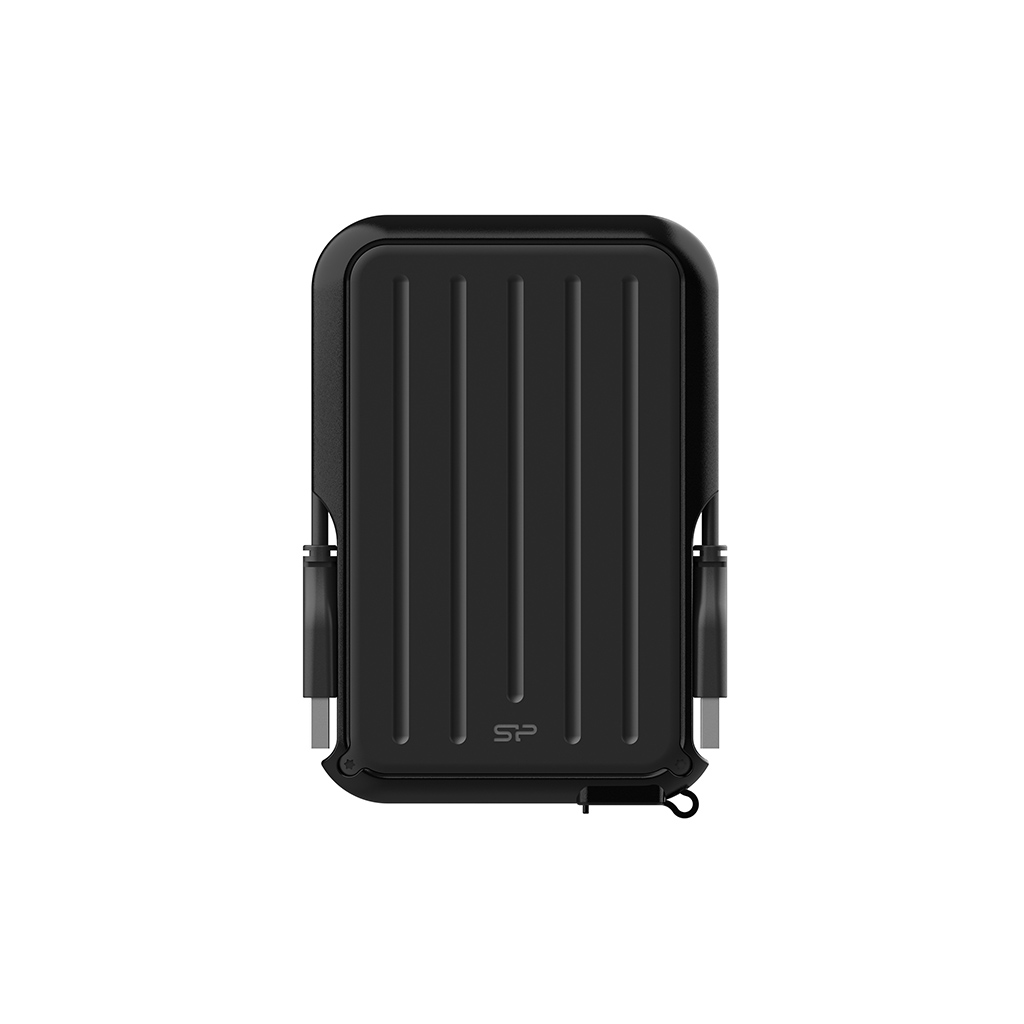 Внешний HDD 2Tb Silicon Power Armor A66 SP020TBPHD66SS3K, USB3.2, Black