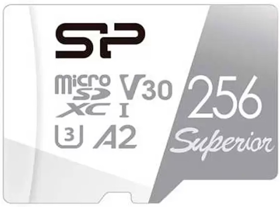 Карта памяти 256Gb Silicon Power Superior SP256GBSTXDA2V20, SD Micro, SDXC Class 10, UHS-I U3