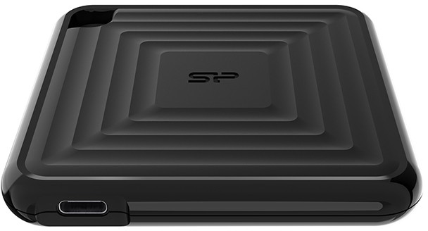 Внешний SSD 512Gb Silicon Power PC60 SP512GBPSDPC60CK, USB3.2 Type-C, Black