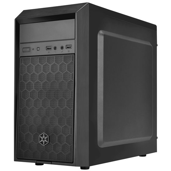 Корпус SilverStone Precision PS16 Black SST-PS16B, без БП, mATX