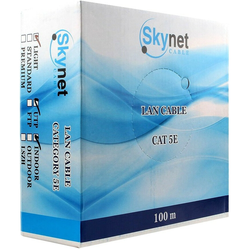 UTP кабель бухта 100м cat.5e SkyNet CSL-UTP-4-CU/100