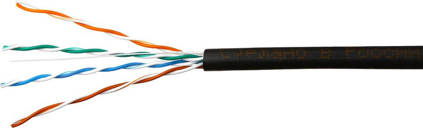 UTP кабель бухта 305м cat.5e SkyNet CSL-UTP-4-CU-OUT, черный