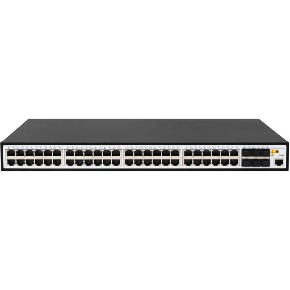 Коммутатор SNR SNR-S5310G-48TX-POE, 48xLAN 1Gbps, 6xSFP+, PoE