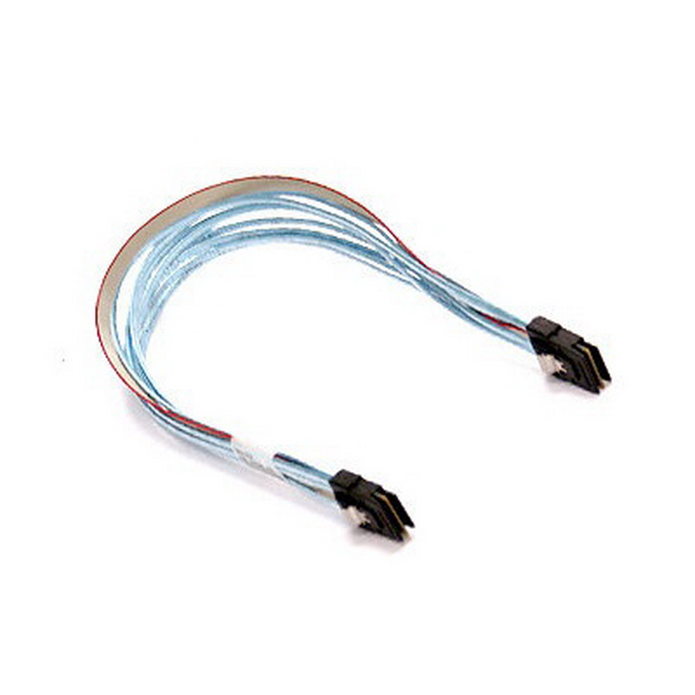 Кабель (Slim SAS) SFF-8654 (X8) - SFF-8654(X8), 0.39м, SuperMicro CBL-SAST-1046