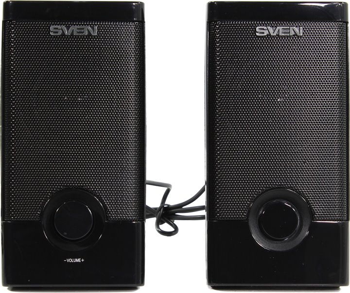 Акустика Sven 318, пластик, 2х2.5Вт, USB, черный