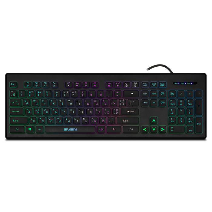 Клавиатура Sven KB-C7500EL, Black