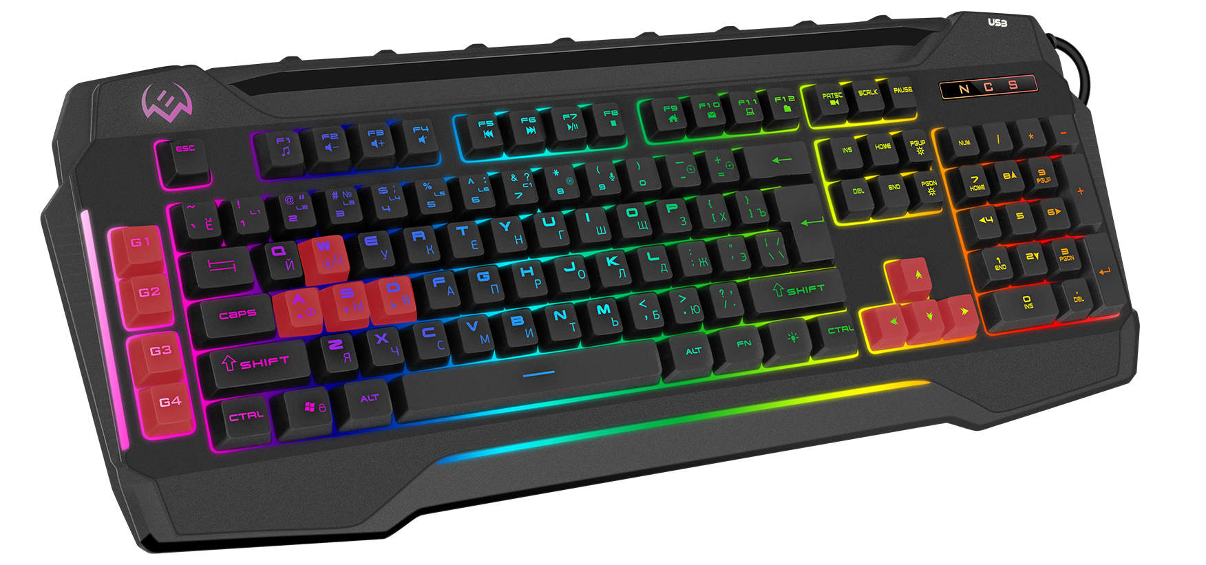 Клавиатура Sven KB-G8800 черный
