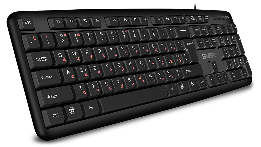 Клавиатура Sven KB-S230, черный