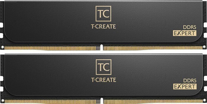Оперативная память 128Gb Team T-Create Expert Black CTCED5128G6000HC40FDC01, DDR V, PC-48000, 6000MHz, kit 2x64Gb