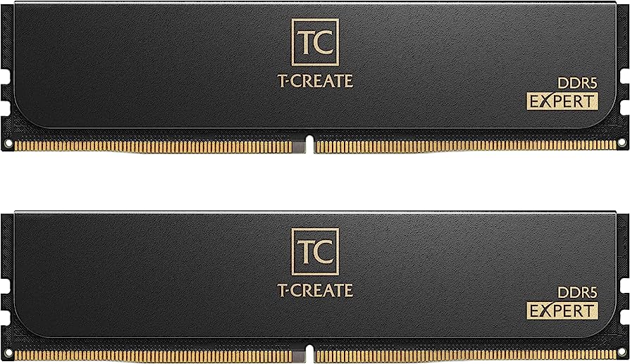 Оперативная память 32Gb Team T-Create Expert Black CTCED532G7200HC34ADC01, DDR V, PC-57600, 7200MHz, kit 2x16Gb