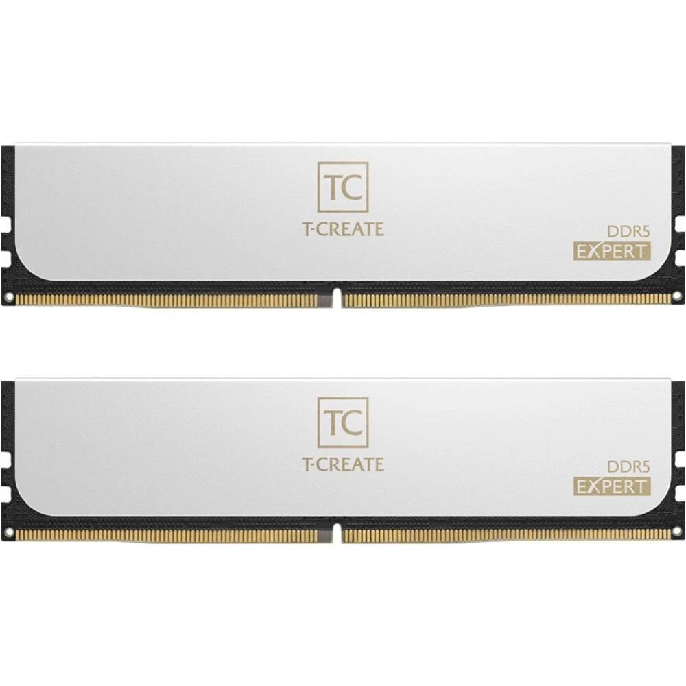 Оперативная память 96Gb Team T-Create Expert White CTCWD596G6400HC32ADC01, DDR V, PC-51200, 6400MHz, kit 2x48Gb