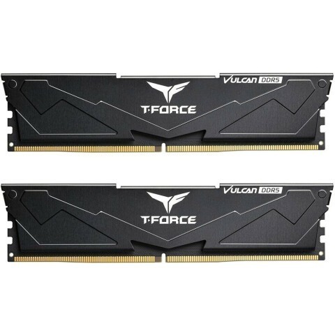 Оперативная память 32Gb Team T-Force Vulcan Black FLBD532G5600HC36BDC01, DDR V, PC-44800, 5600MHz, kit 2x16Gb