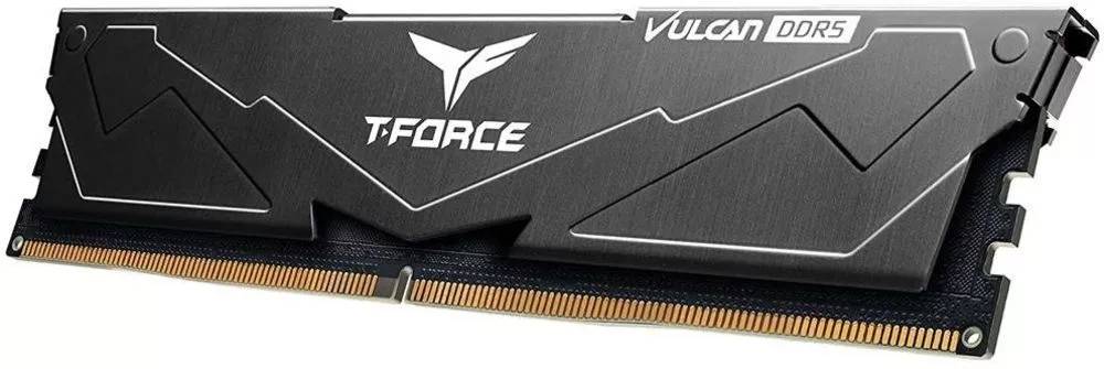 Оперативная память 8Gb Team T-Force Vulcan Black FLBD58G5200HC40CBKT, DDR V, PC-41600, 5200MHz