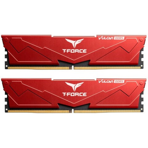 Оперативная память 32Gb Team T-Force Vulcan Red FLRD532G5600HC36BDC01, DDR V, PC-44800, 5600MHz, kit 2x16Gb