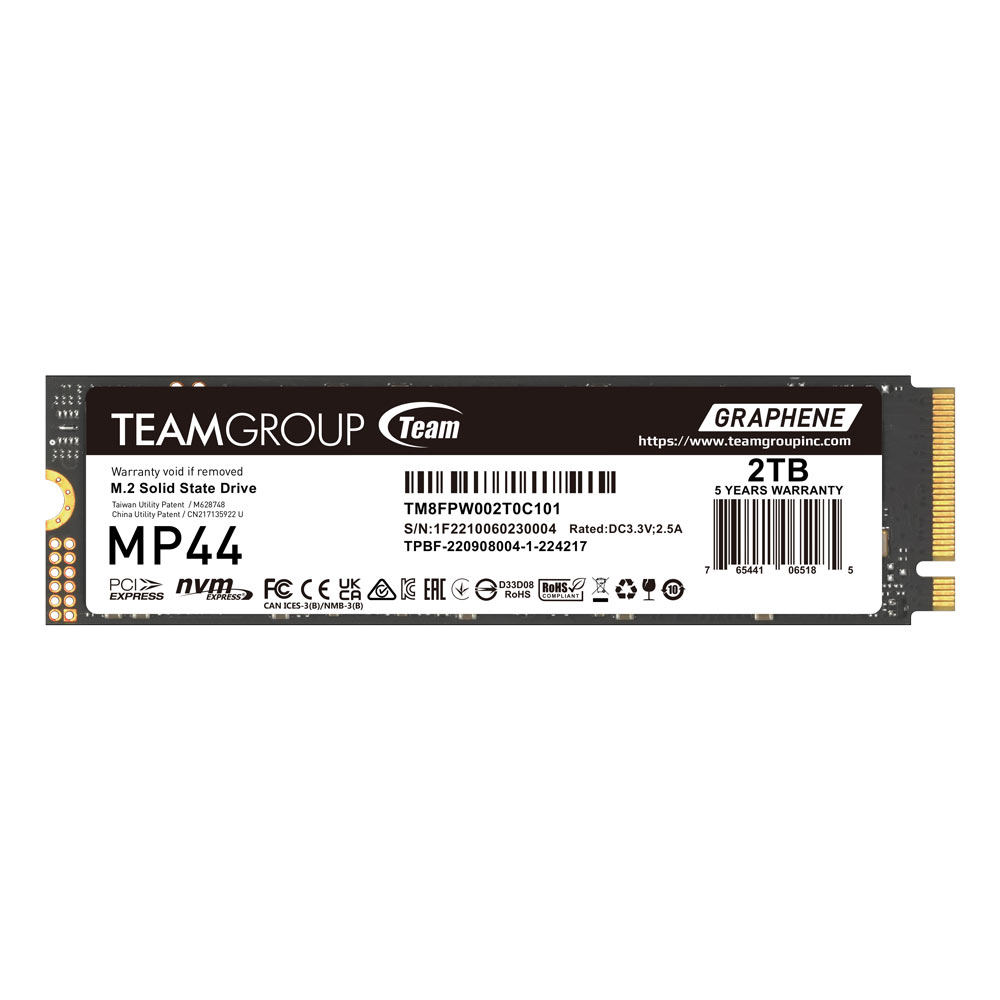 2Tb SSD Team MP44 TM8FPW002T0C101, (7400/7000), NVMe M.2