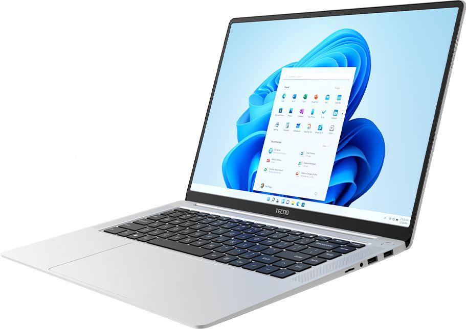 Ноутбук Tecno Megabook S1 4894947004902, 15.6" IPS, Core i5 1240P/ 16Gb/ 512SSD/ W11/ Grey