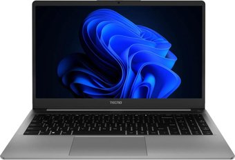Ноутбук Tecno MegaBook K15SDA (71005000256), 15.6" IPS, Ryzen 5 7430U/ 16Gb/ 1TbSSD/ W11/ Grey