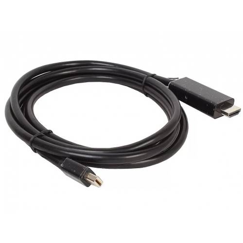 Кабель mDP (20M) - HDMI (19M), 1.8м, Telecom TA695, черный