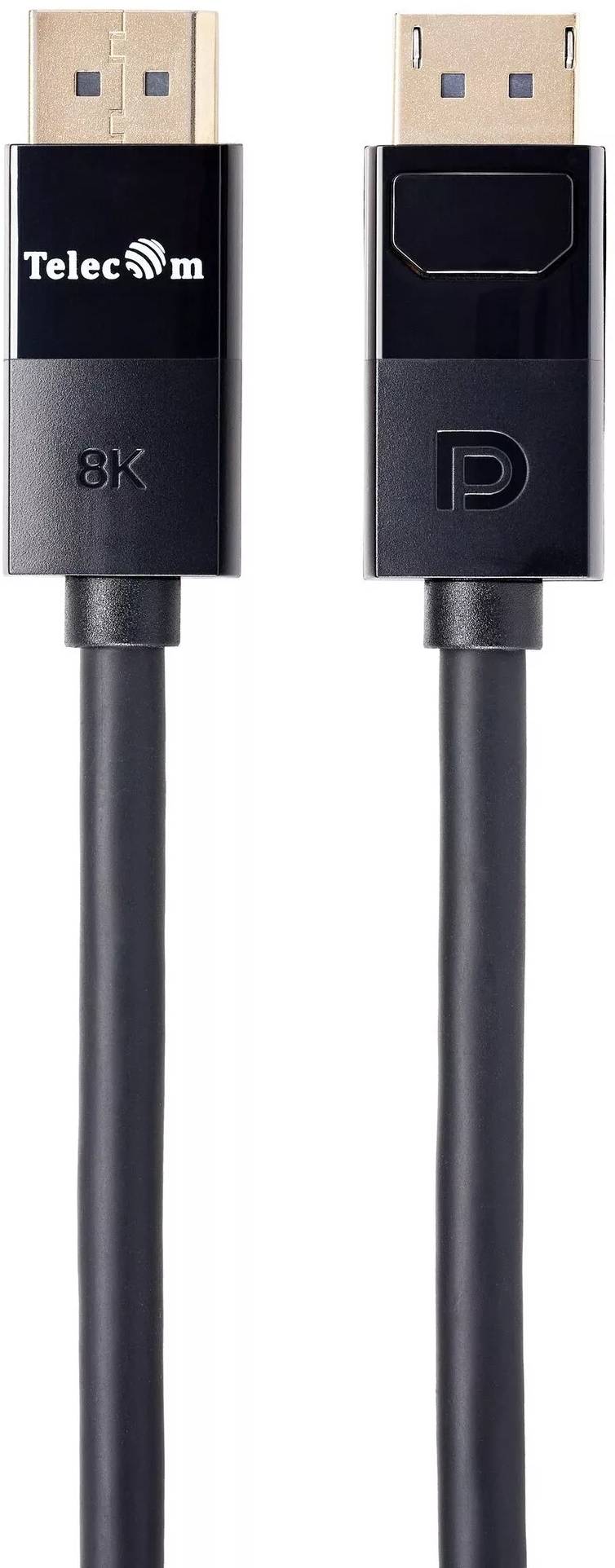 Кабель DP (20M) - DP (20M), 2м, Telecom TCG755-2M, черный
