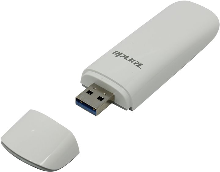 Сетевая карта Wi-Fi, Tenda U12, 2.4/5GHzGHz, 1300Mbps, USB