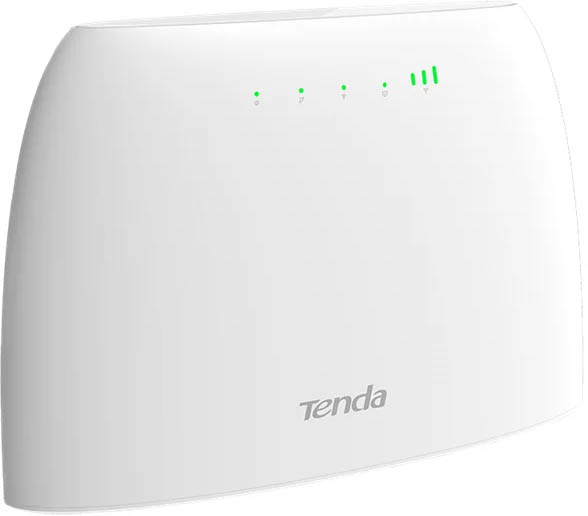 Роутер Wi-Fi/4G Tenda 4G03, 2.4GHz 300Mbps, 2xLAN 100Mbps