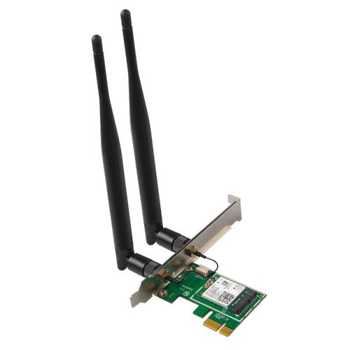 Сетевая карта Wi-Fi+BT, TENDA E30, 2.4/5GHz, 2976MBps, PCI-Ex1