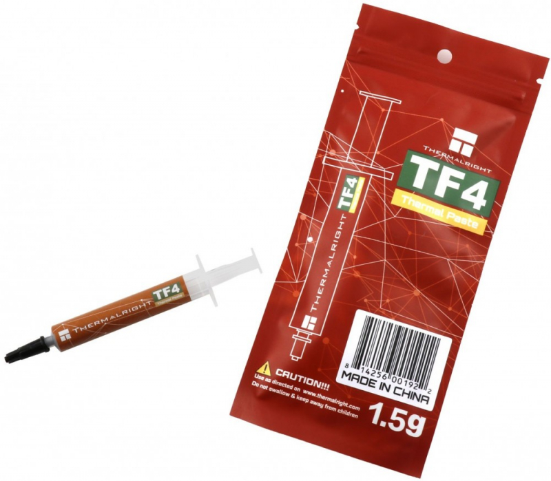 Термопаста Thermalright TF4 (TF4-1.5G), 9.5Вт/м*К, 1.5 г