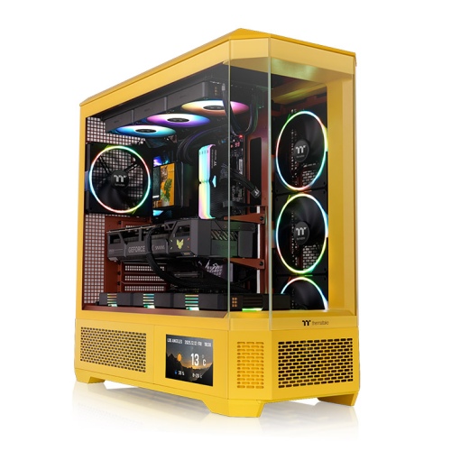 Корпус Thermaltake View 600 TG Butter Caramel CA-11H-00FMWN-00, без БП, E-ATX