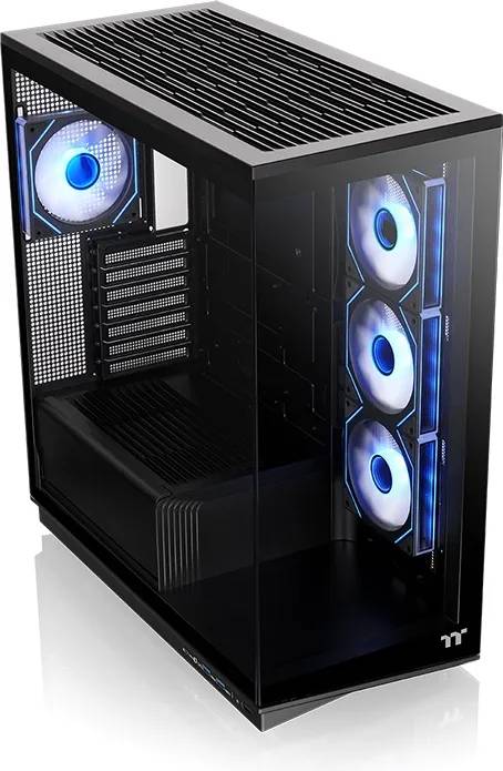 Корпус Thermaltake Stage 450 TG Black CA-12B-00M1WN-00, без БП, ATX