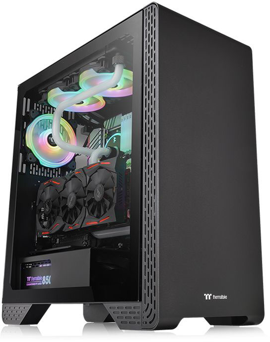 Корпус Thermaltake S300 TG CA-1P5-00M1WN-00, без БП, ATX