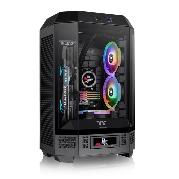 Корпус Thermaltake The Tower 300 Black CA-1Y4-00S1WN-00, без БП, mATX